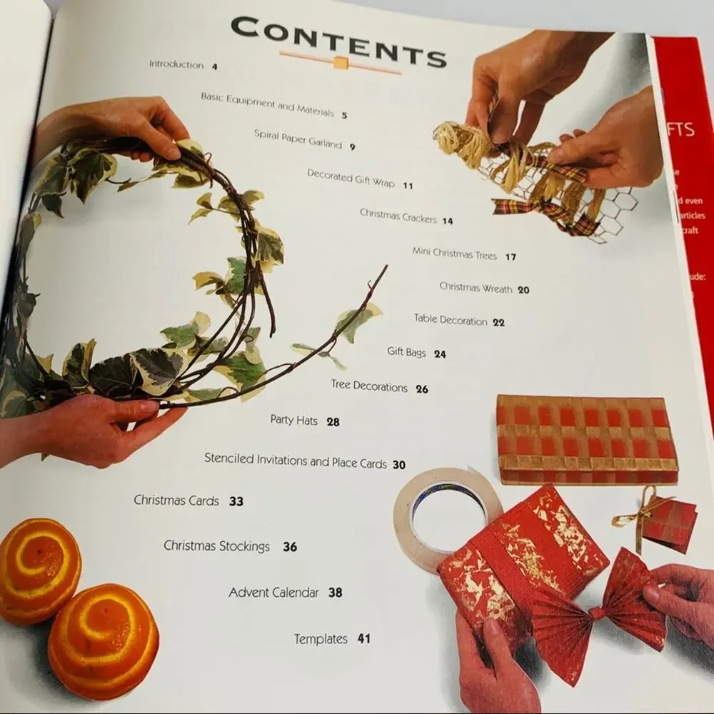 1998 Christmas Crafts Book by Alison Jenkins